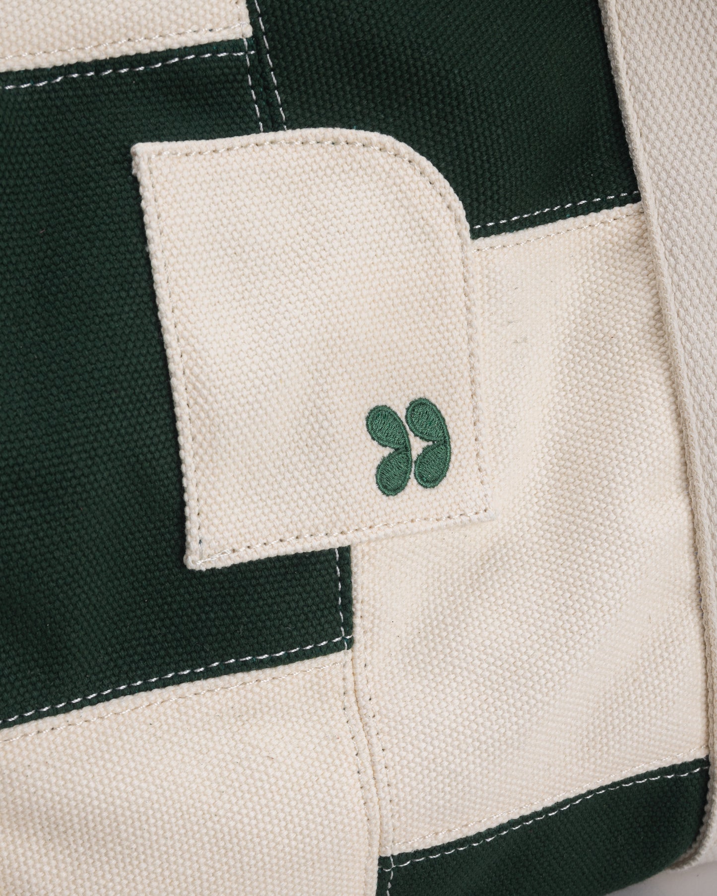 Heads Up Canvas Patchwork Weekend Bag