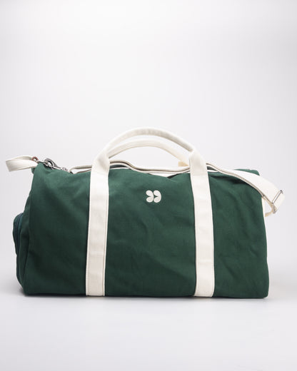 Heads Up Canvas Patchwork Weekend Bag